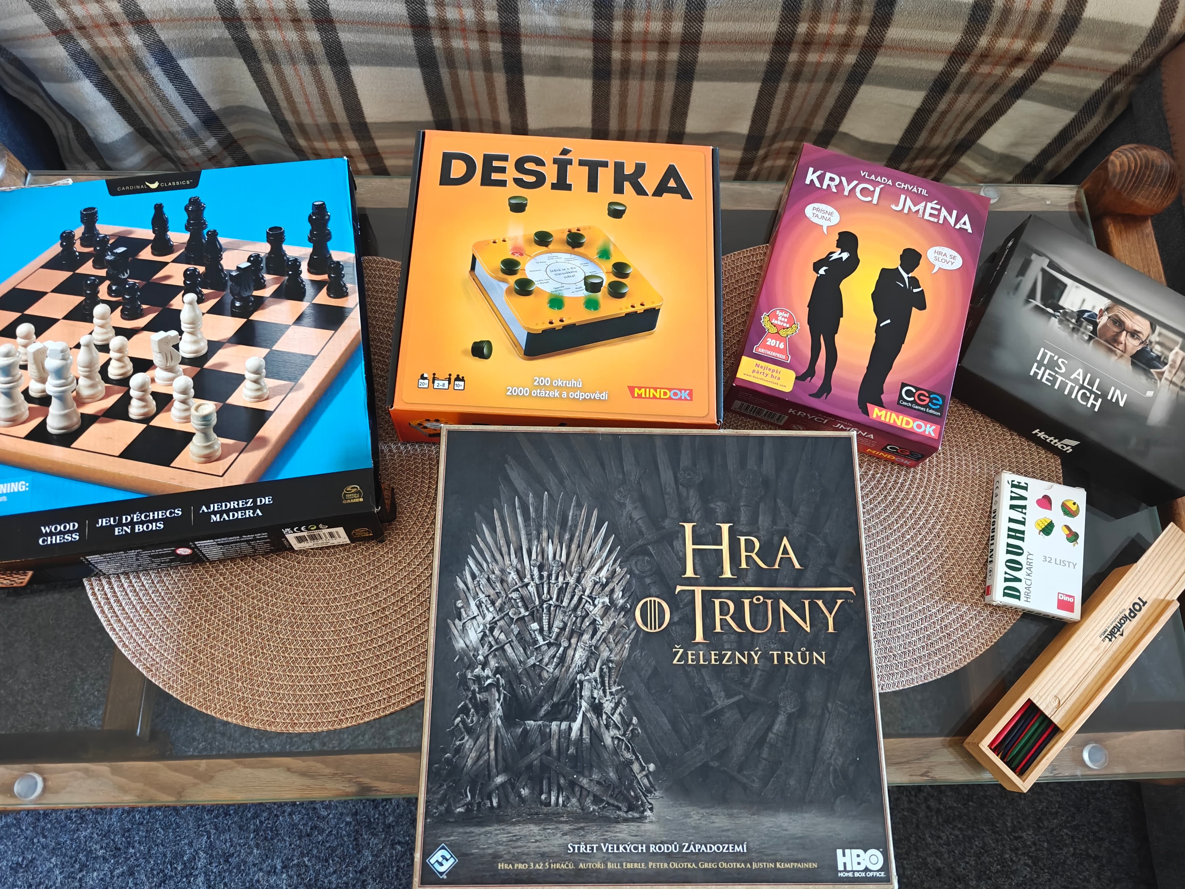 Společenské hry pro hosty